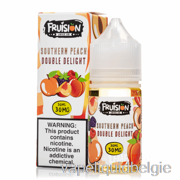 Vape Vloeibare Zuidelijke Perzik Dubbel Genot - Fruisionzouten - 30 Ml 50 Mg